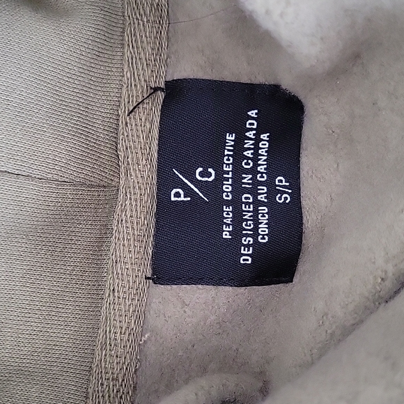 PEACE Tonal Max heavyweight hoodie - Olive - Picture 5 of 6